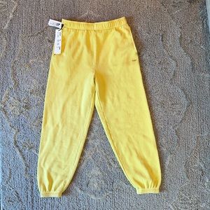 NWT Aritzia TNA New Cozy Fleece Boyfriend Basic Sweatpants